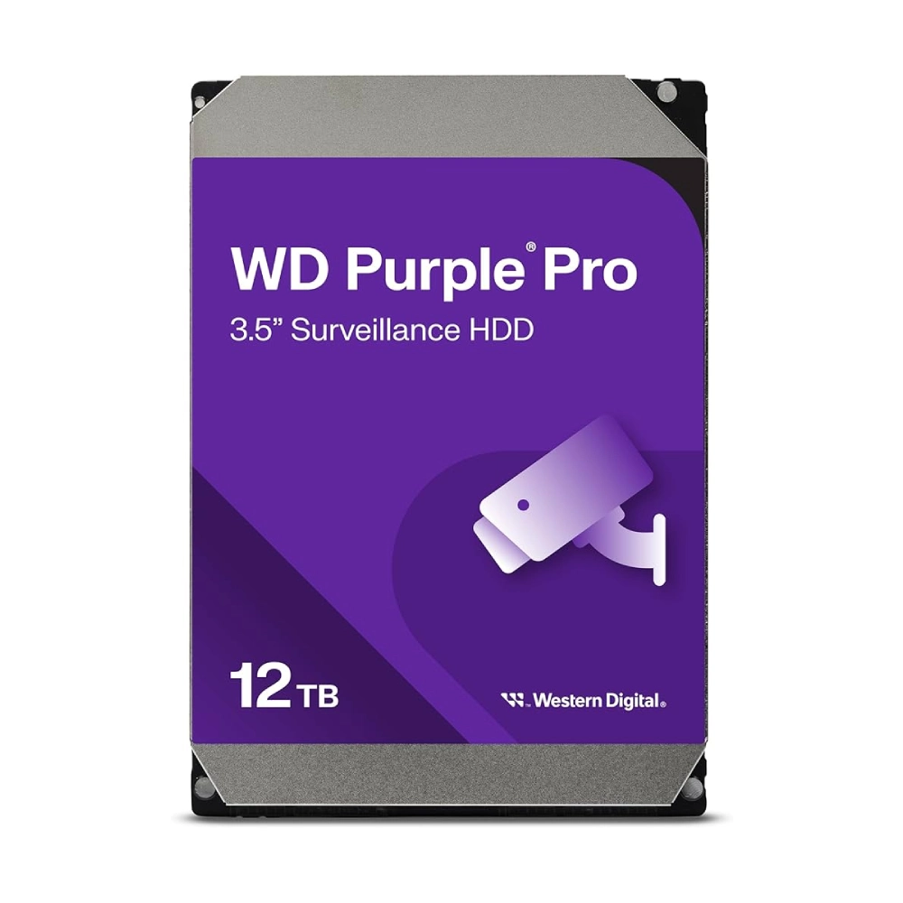 WD Surveillance Hard Disk 12TB Purple Pro SATA 3.5 Inch view 2
